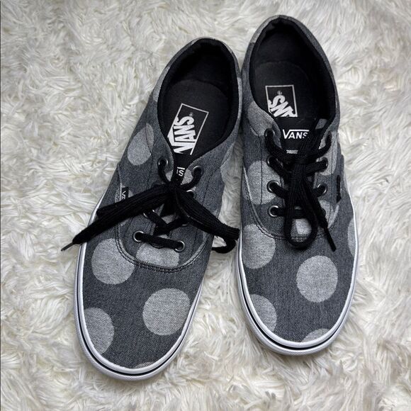 Vans Black and White Polka Dot Sneakers - Picture 2 of 5